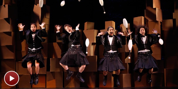 Heads Up! The Flying Karamazov Brothers Go Crazy in 4Play 