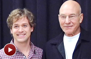 T.R. Knight and Patrick Stewart Talk Up Theatre