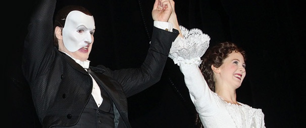 It's a Majestic Welcome for Incoming Phantom Stars Hugh Panaro and Sara Jean Ford