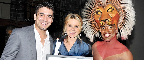 The Bachelorette's Newly Engaged Couple Shares Their Love at The Lion King
