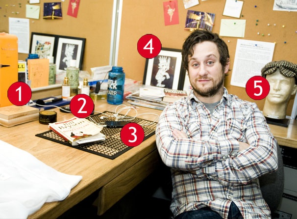 Busy Dad Christopher Fitzgerald Shares His Bare Bones Backstage Space at Merchant