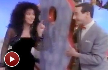 Broadway Holiday Flashback! Pee-wee Herman Celebrates Christmas With Cher, Charo and More