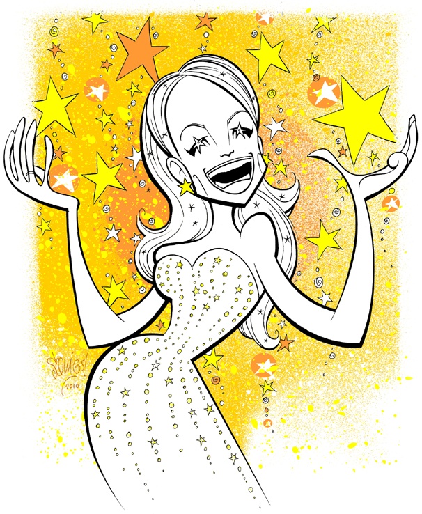 Squigs Pens a Portrait Fit For Our Star of the Year, Kristin Chenoweth