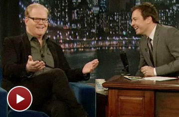 That Championship Season Star Jim Gaffigan Tells Jimmy Fallon the Secret to Keeping Up with Kiefer Sutherland