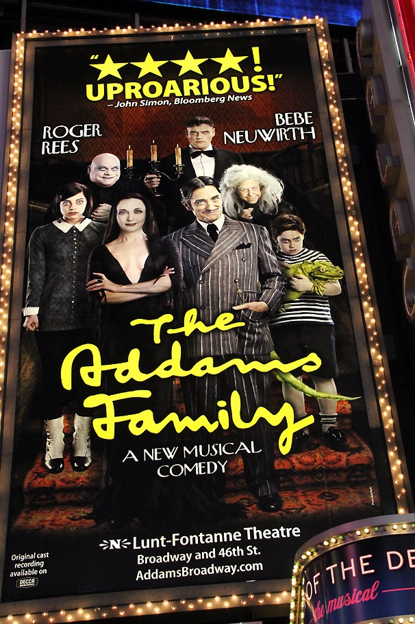 A New Gomez! Roger Rees Unveils His Addams Family Get-Up in Times Square