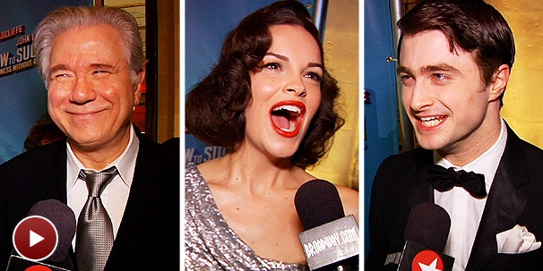 A Starry Opening Night Video at How to Succeed With Daniel Radcliffe, John Larroquette & More