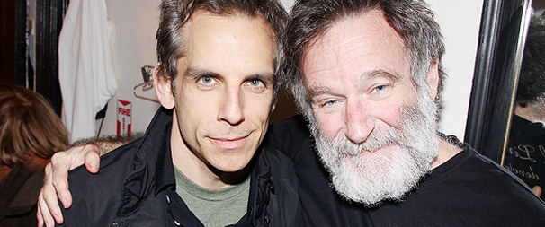 Museum Buddies Ben Stiller and Robin Williams Pal Around at Baghdad Zoo