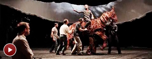 A Sneak Peek at War Horse's Intricate Projections and Animation Design