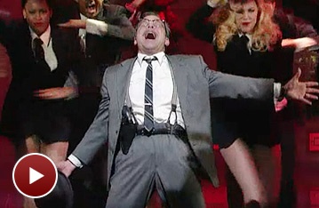See Catch Me Star Norbert Leo Butz Give David Letterman Chest Pains Performing 'Don't Break the Rules'
