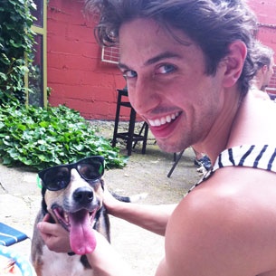 Priscilla Star Nick Adams' Muscular Mutt Is Quite the Lady