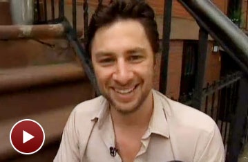 Watch Zach Braff Stop By NBC’s Talk Stoop to Talk Up New Play All New People