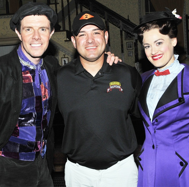 Medal of Honor Recipient Leroy Petry Experiences the Magic of Mary Poppins