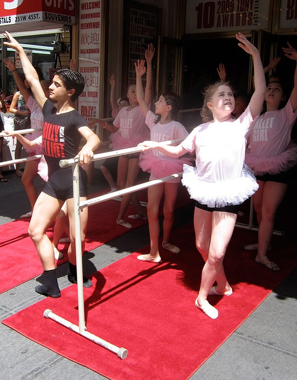 Billy Elliot’s Ballet Girls Raise the Barre on National Dance Day