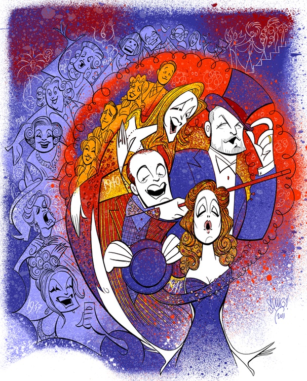 Squigs Steps Back in Time to Salute Bernadette Peters and the Fabulous Showgirls of Follies