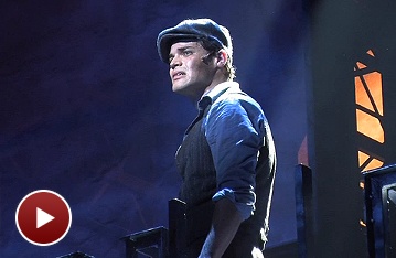 Extra! Extra! Watch Video Footage of Jeremy Jordan and the Cast of Newsies 