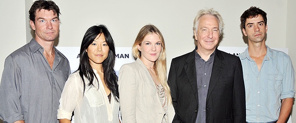 Alan Rickman Calls Class Into Session at Press Event for Seminar