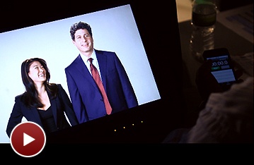 Cheer On the Charismatic Stars of Chinglish at Their TV Commercial Shoot