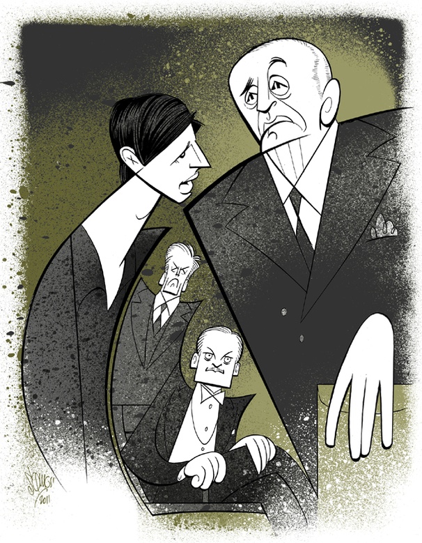 Squigs Captures the Dark Intrigue of Frank Langella in Man and Boy