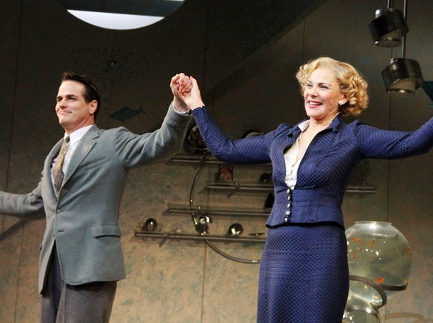 Date Night! Onstage Lovers Kim Cattrall and Paul Gross Hit the Town for Opening Night of Private Lives