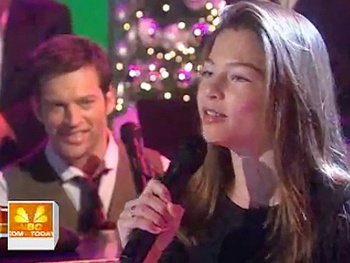 Broadway Holiday Flashback! On a Clear Day's Harry Connick Jr. and Daughter Go Walking in a 'Winter Wonderland'
