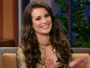 Glee's Lea Michele Dishes on Her Wacky New Year's Traditions and Meeting Barbra Streisand on Leno