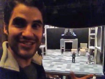 Watch Glee Star Darren Criss Get Psyched Up at How to Succeed Rehearsal