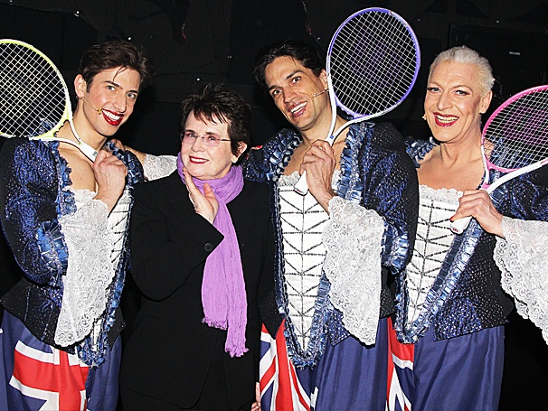 She Loves the Nightlife! Tennis Legend Billie Jean King Visits Priscilla Queen of the Desert