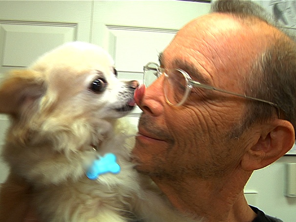 Anything Goes Star Joel Grey Shows Off His Pooch-Friendly Backstage Hideout