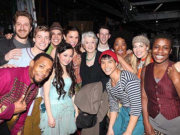 Angela Lansbury Makes a Heavenly Backstage Visit at Godspell