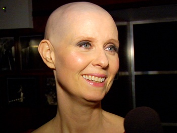 Watch a Glowing Cynthia Nixon Celebrate Wit’s Opening Night on Broadway