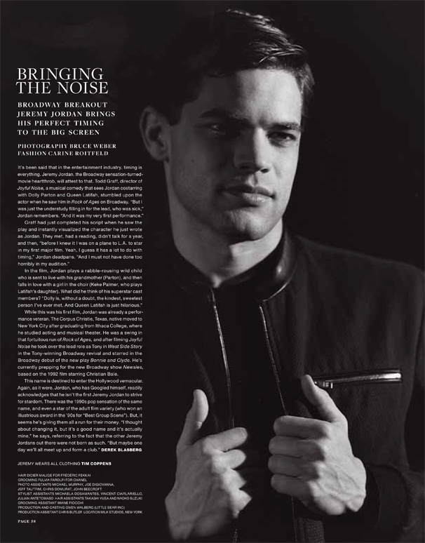 See Newsies' Hunky Star Jeremy Jordan in the Pages of VMAN Magazine