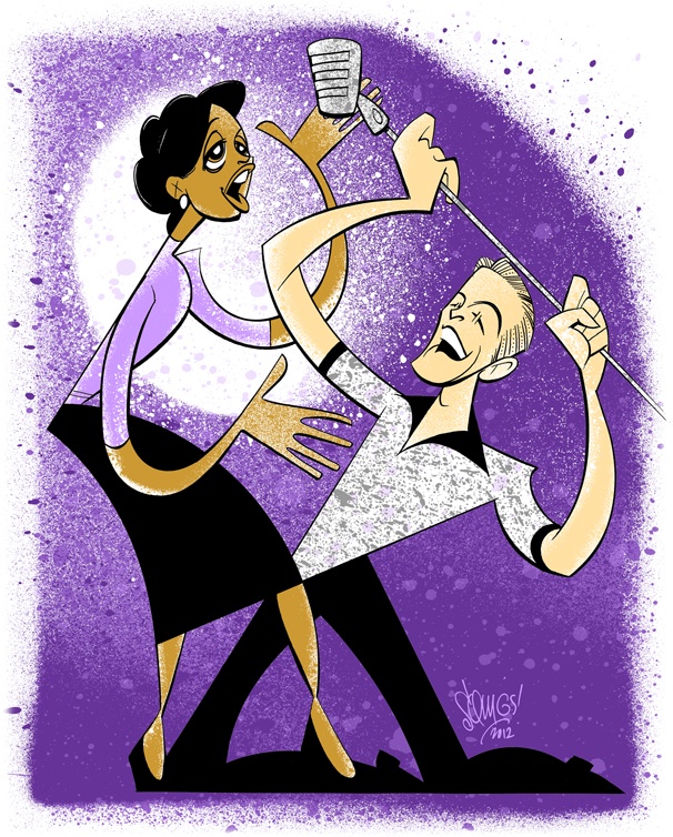 Squigs Soulfully Sketches the Big Love of Adam Pascal and Montego Glover in Memphis