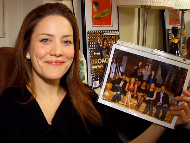 Booze Glasses & a Secret Game With Dulé Hill Keep Rosie Benton Happy Backstage at Stick Fly