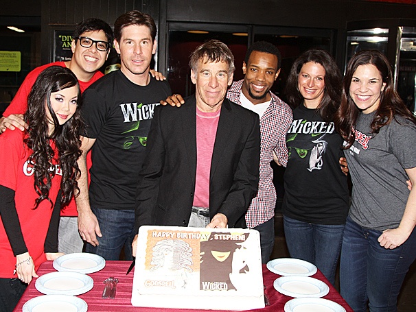 Happy Birthday, Stephen Schwartz! The Wicked & Godspell Composer Eats Cake with Hunter Parrish, Jackie Burns & More