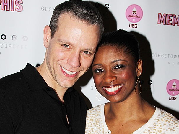 Hockadoo! Adam Pascal, Montego Glover & the Cast of Memphis Celebrate 1,000 Performances on Broadway