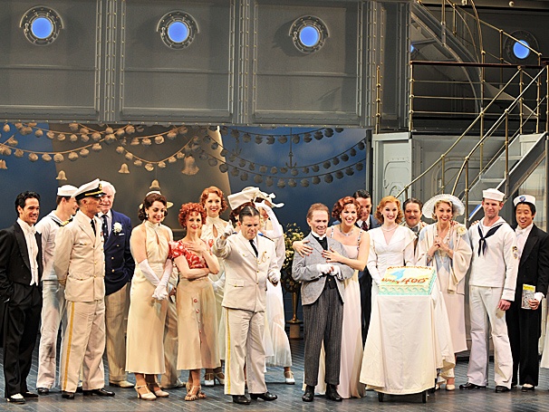 Stephanie J. Block and the Cast of Anything Goes Celebrate the Show's 400th Voyage