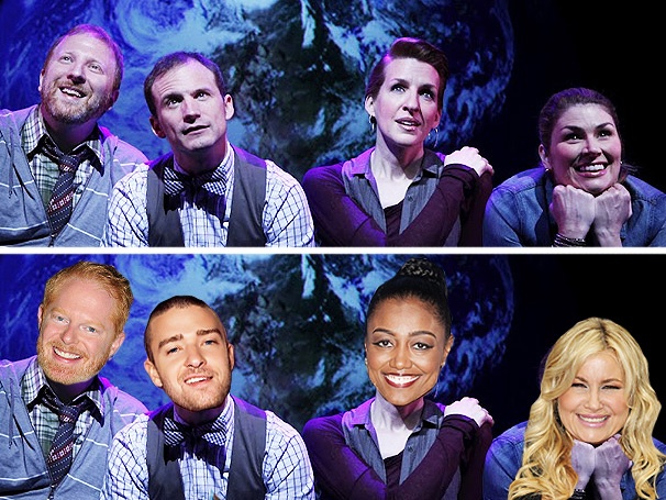 Susan Blackwell, Hunter Bell, Heidi Blickenstaff and Jeff Bowen Imagine a Celebrity Dream Cast for Now. Here. This.