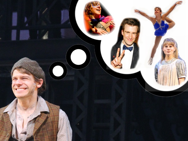 Newsies Star Andrew Keenan-Bolger Shares His Obsession With Showgirls, Tara Lipinski, Gavin Creel and His Sister Celia