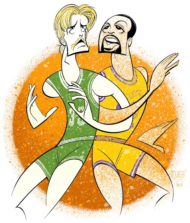 Squigs Scores With a Sporty Portrait of the Stars of Magic/Bird