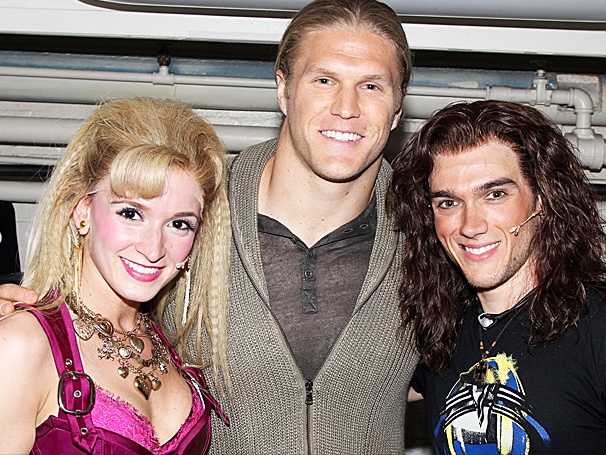 Green Bay Packers Linebacker Clay Matthews Pays a Headbanging Visit to Rock of Ages