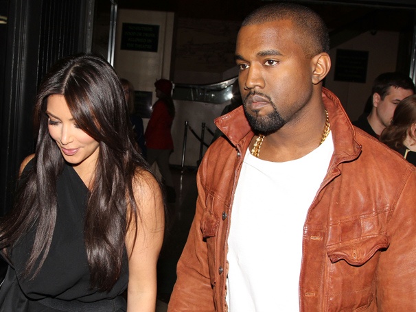 Kanye West & Kim Kardashian Get Wicked on a Broadway Date