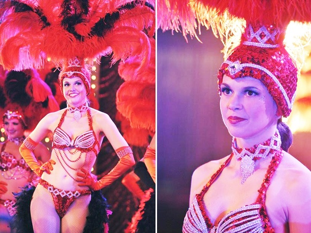 Very Hot Shots! Sutton Foster Dons Vegas-Style Showgirl Costume in Bunheads