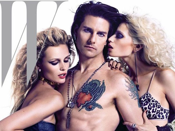 Tom Cruise Goes Topless and Tattooed as Rock God Stacee Jaxx in Rock of Ages Film