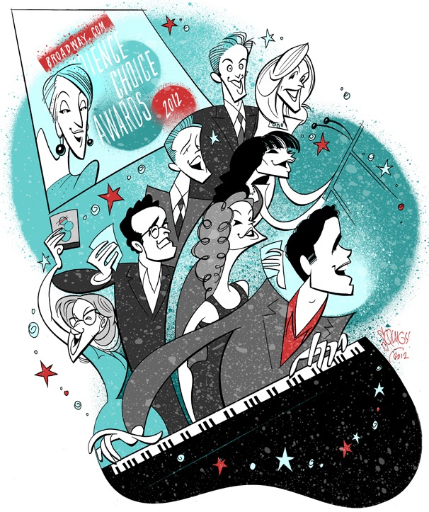Squigs Captures the Love at the 2012 Broadway.com Audience Choice Awards with Darren Criss, Daphne Rubin-Vega, Brian d’Arcy James & More
