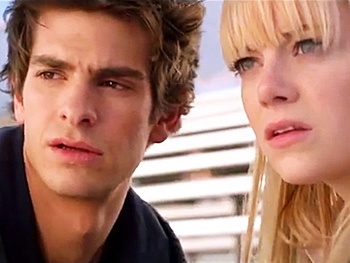 Watch Death of a Salesman’s Andrew Garfield and Emma Stone in an Extended Spider-Man Preview