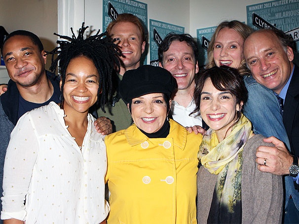 Dashing Diva Liza Minnelli Checks Out the Tony-Nominated Clybourne Park