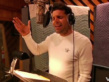 Join Ricky Martin and Elena Roger in the Recording Studio for Evita's Cast Album