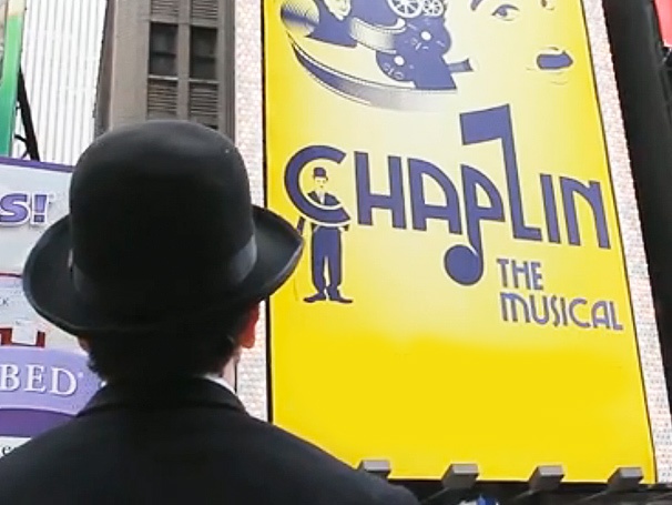 Chaplin Takes Manhattan! Charlie Explores Times Square in New Broadway Promo