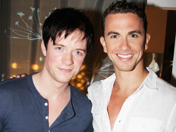 Spider-Man’s Matthew James Thomas Pays a Visit to Pal Richard Fleeshman at Ghost