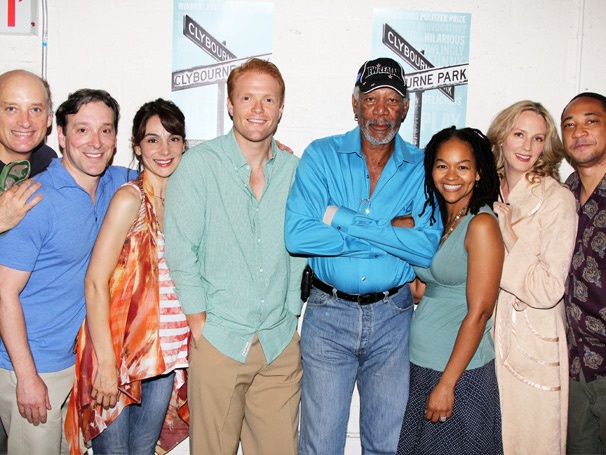Oscar Winner Morgan Freeman Pays a Visit to Broadway's Clybourne Park